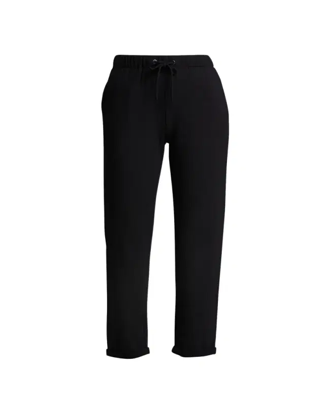 Majestic Filatures Drawstring French Terry Pants with Rolled Hem