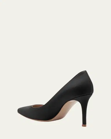 Gianvito Rossi Gianvito 85 Vitello Leather Point-Toe Pumps | Thumbnail 4
