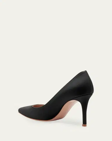 Gianvito Rossi Gianvito 85 Vitello Leather Point-Toe Pumps | Thumbnail 8