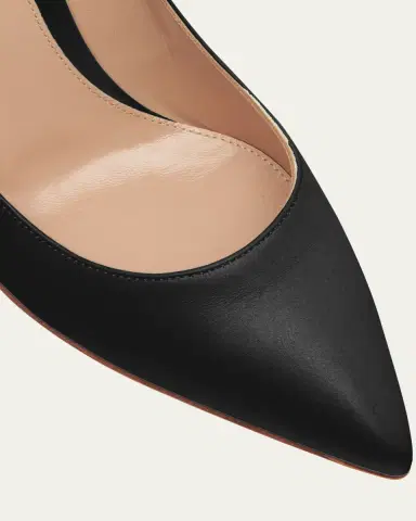Gianvito Rossi Gianvito 85 Vitello Leather Point-Toe Pumps | Thumbnail 9