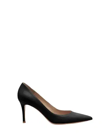 Gianvito Rossi Gianvito 85 Vitello Leather Point-Toe Pumps | Thumbnail 1