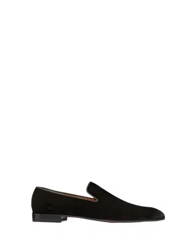 Christian Louboutin Men's Dandelion Velvet Loafers | Thumbnail 1