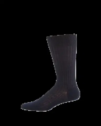 Pantherella Men's Laburnum Ribbed Wool Mid-Calf Socks | Thumbnail 2