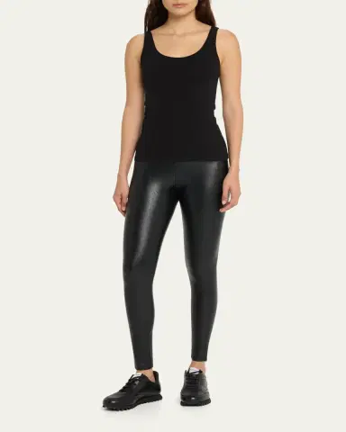 Commando Classic Faux-Leather Leggings | Thumbnail 2 Commando Classic Faux-Leather Leggings | Thumbnail 2