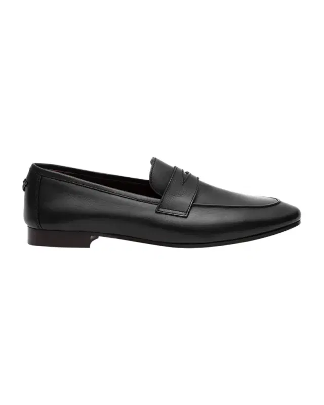Bougeotte Flaneur Leather Flat Penny Loafers