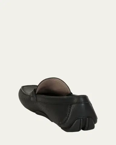 Ferragamo Men's Front 4 Leather Drivers | Thumbnail 3 Ferragamo Men's Front 4 Leather Drivers | Thumbnail 3