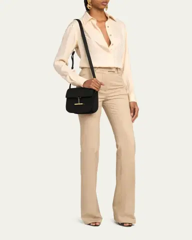 Tom Ford Tara Mini Shoulder Bag in Grained Leather | Thumbnail 5 Tom Ford Tara Mini Shoulder Bag in Grained Leather | Thumbnail 5