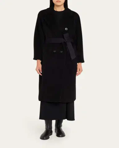 Max Mara Wool-Cashmere Belted Madame Coat | Thumbnail 2