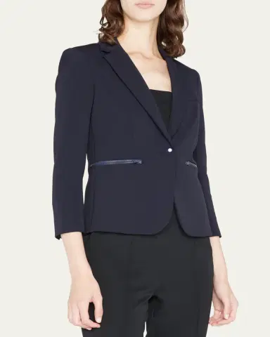 Veronica Beard Schoolboy Scuba Dickey Jacket | Thumbnail 4