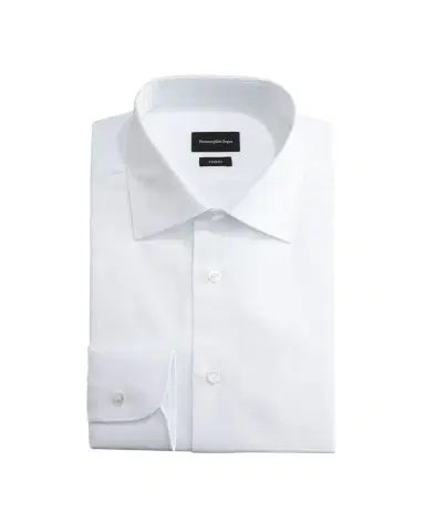 Zegna Men's Trofeo Solid Regular-Fit Dress Shirt | Thumbnail 1