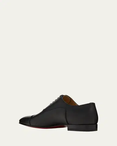 Christian Louboutin Greggo Men's Lace-Up Leather Dress Shoes | Thumbnail 4 Christian Louboutin Greggo Men's Lace-Up Leather Dress Shoes | Thumbnail 4