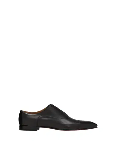 Christian Louboutin Greggo Men's Lace-Up Leather Dress Shoes | Thumbnail 1 Christian Louboutin Greggo Men's Lace-Up Leather Dress Shoes | Thumbnail 1