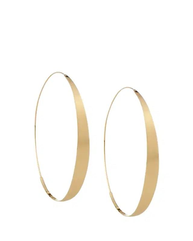 Lana 14K Gold Bond XL Glam Magic Hoop Earrings