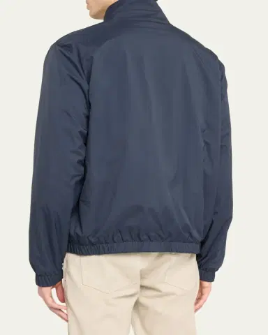 Loro Piana Men's Windmate Reversible Bomber Jacket | Thumbnail 3