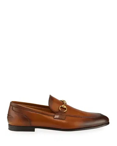 Gucci Men's Jordaan Leather Loafers | Thumbnail 3