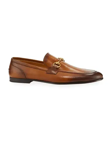 Gucci Men's Jordaan Leather Loafers | Thumbnail 1