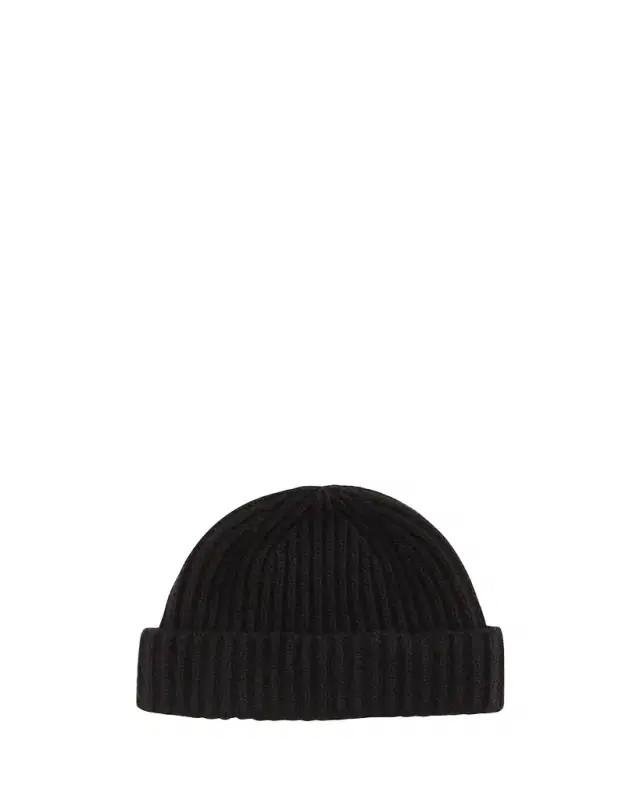 Bergdorf Goodman Men's Rib-Knit Cashmere Beanie Hat