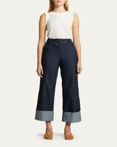 Cinq à Sept Tous Les Jours Lenore Crewneck Sleeveless Silk Top | Thumbnail 2