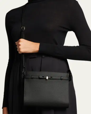 Valextra B-Tracollina Leather Shoulder Bag | Thumbnail 2 Valextra B-Tracollina Leather Shoulder Bag | Thumbnail 2