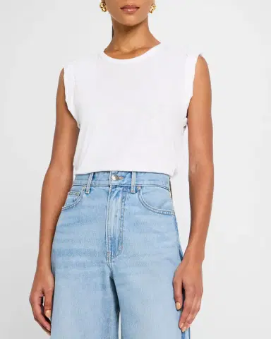 Veronica Beard Dree Muscle Tee | Thumbnail 3