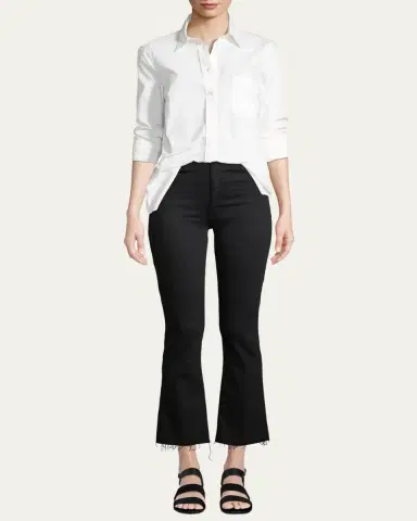 Mother The Hustler Ankle Fray Jeans | Thumbnail 2 Mother The Hustler Ankle Fray Jeans | Thumbnail 2