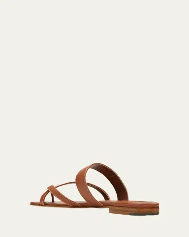 Manolo Blahnik Susa Flat Leather Sandals | Thumbnail 6