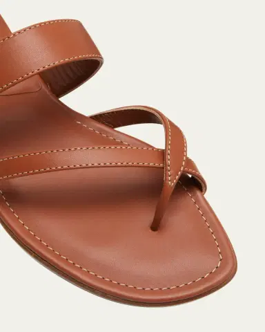 Manolo Blahnik Susa Flat Leather Sandals | Thumbnail 7