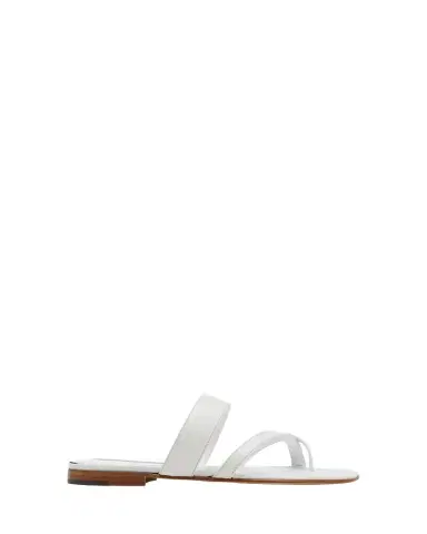 Manolo Blahnik Susa Flat Leather Sandals | Thumbnail 1