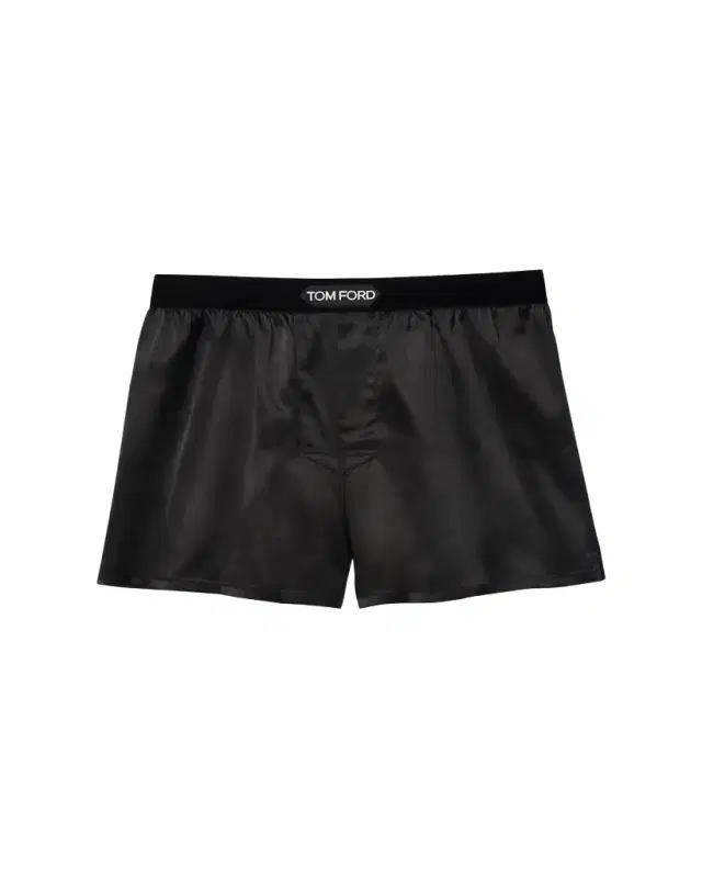 TOM FORD Men's Silk Jacquard Logo Boxers