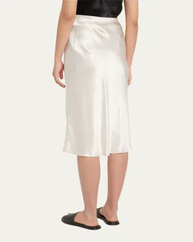 Vince Satin Slip Midi Skirt | Thumbnail 3