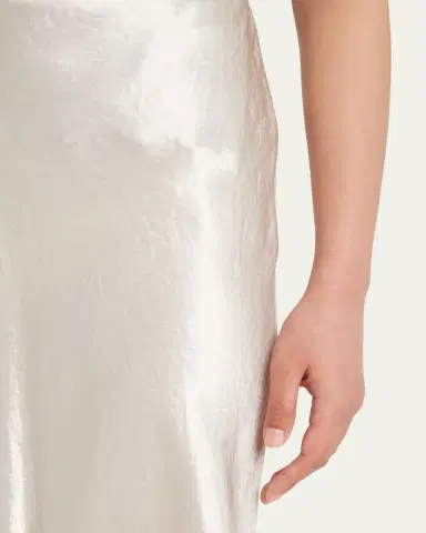Vince Satin Slip Midi Skirt | Thumbnail 5