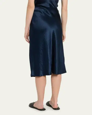 Vince Satin Slip Midi Skirt | Thumbnail 7
