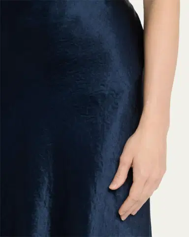 Vince Satin Slip Midi Skirt | Thumbnail 9