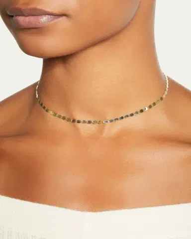 Lana 14K Gold Large Nude Chain Choker Necklace | Thumbnail 2