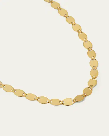 Lana 14K Gold Large Nude Chain Choker Necklace | Thumbnail 3