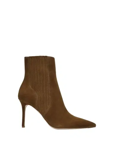 Veronica Beard 95mm Lisa Suede Stiletto Ankle Booties | Thumbnail 1