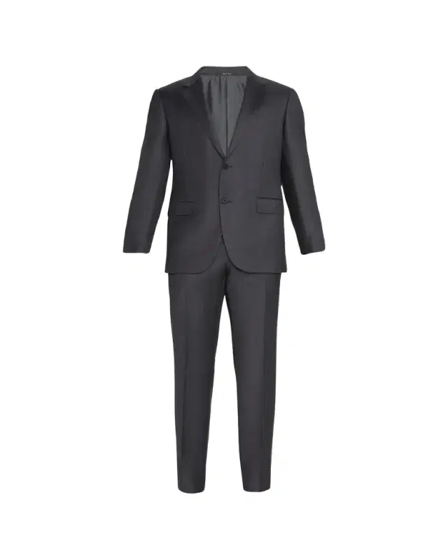 ZEGNA Men's Wool Tic-Weave Suit