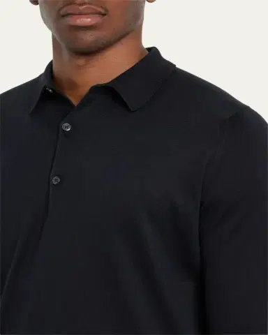 John Smedley Men's Bradwell Standard-Fit Polo Shirt | Thumbnail 5