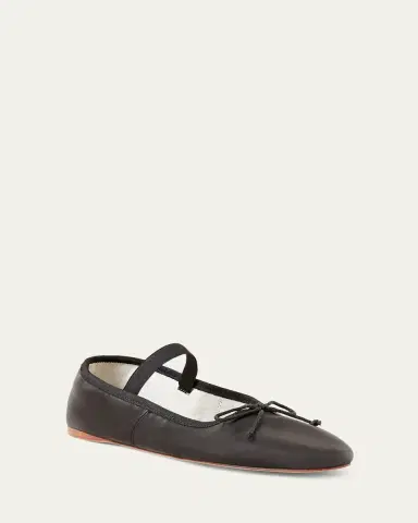 Loeffler Randall Leonie Lambskin Bow Ballerina Flats | Thumbnail 2