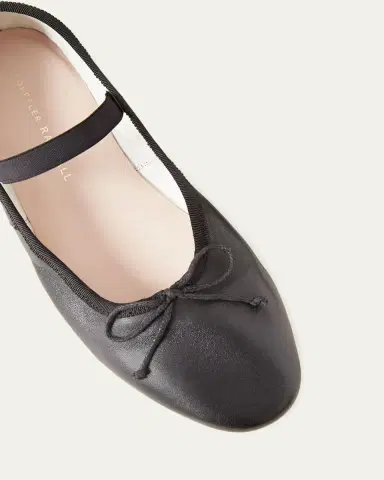 Loeffler Randall Leonie Lambskin Bow Ballerina Flats | Thumbnail 3