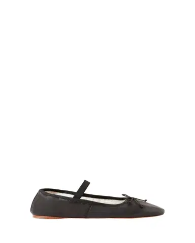 Loeffler Randall Leonie Lambskin Bow Ballerina Flats | Thumbnail 1