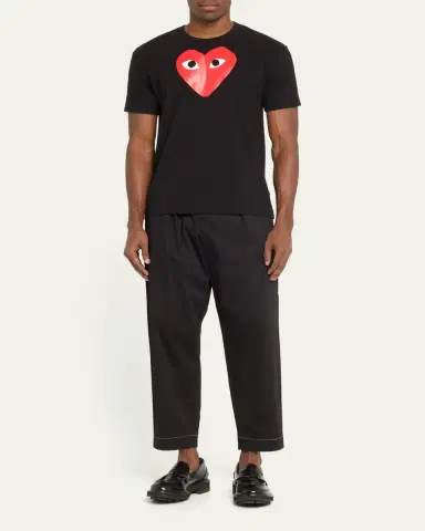 Comme des Garçons Men's Big Heart Short-Sleeve T-Shirt | Thumbnail 2