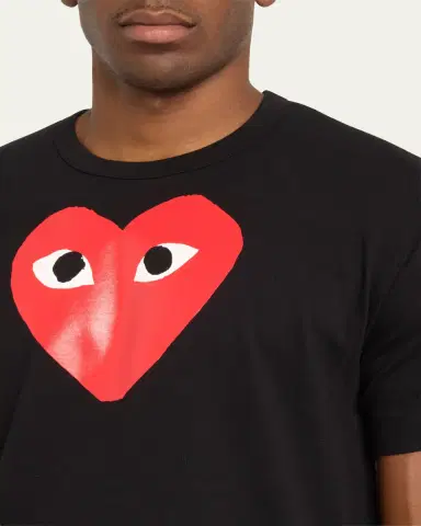 Comme des Garçons Men's Big Heart Short-Sleeve T-Shirt | Thumbnail 5