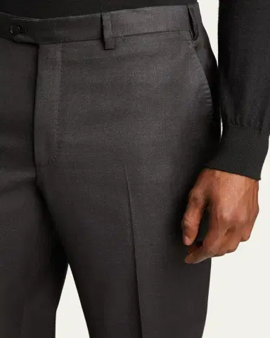 Brioni Men's Tigullio Wool Trousers | Thumbnail 5 Brioni Men's Tigullio Wool Trousers | Thumbnail 5