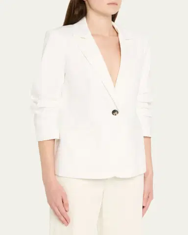 Cinq à Sept Khloe Crepe 3/4-Sleeve Blazer | Thumbnail 4 Cinq à Sept Khloe Crepe 3/4-Sleeve Blazer | Thumbnail 4