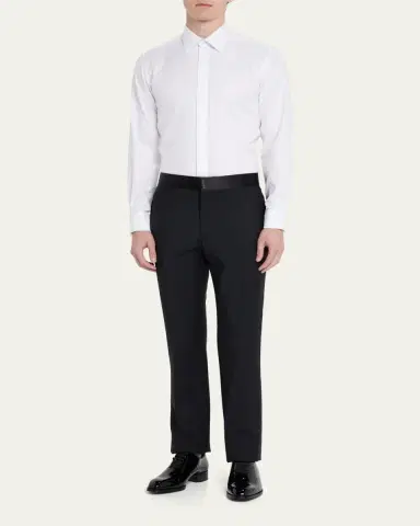 Charvet Men's Slim Fit Covered Placket Dress Shirt | Thumbnail 2