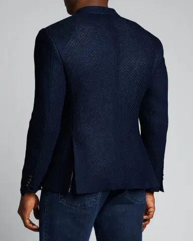 Etro Men's Basic Knit Blazer | Thumbnail 2