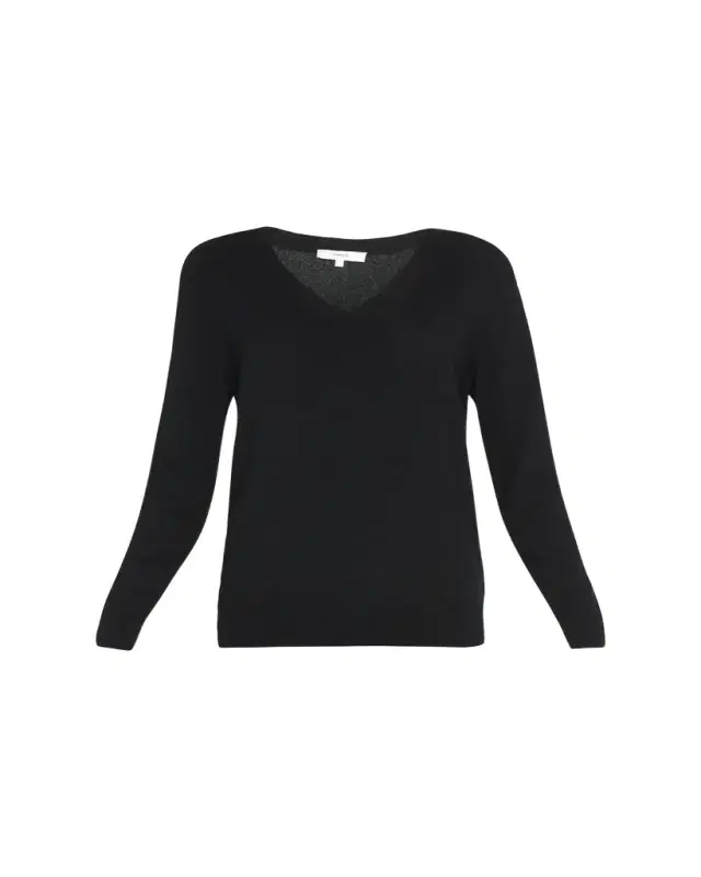 Vince Weekend V-Neck Cashmere Pullover Sweater