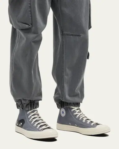 Comme des Garçons x Converse Men's Chuck Taylor High-Top Canvas Sneakers | Thumbnail 2
