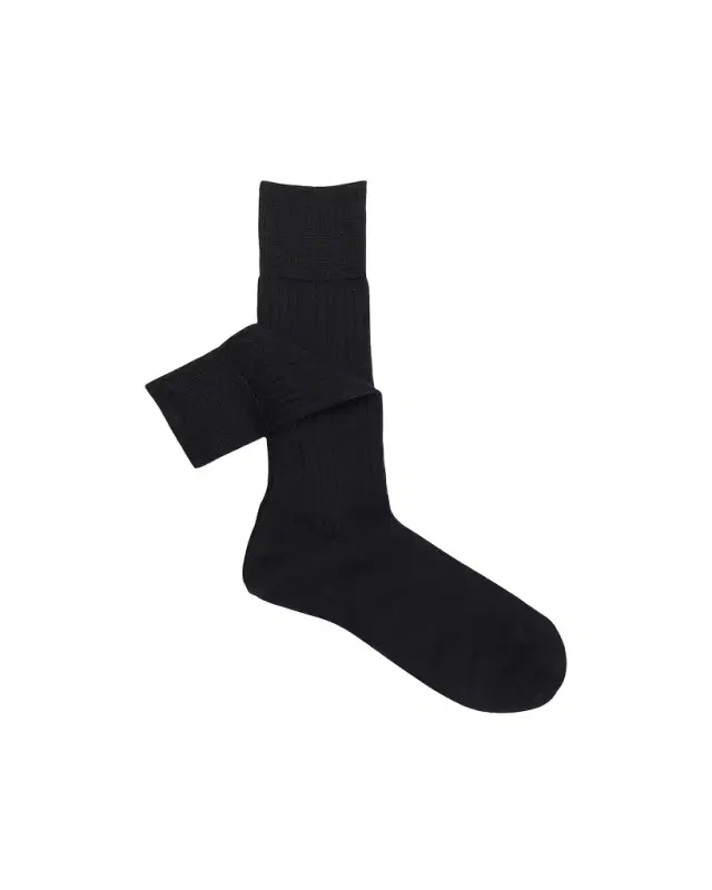 Men's Cashmere-Silk Crew Socks